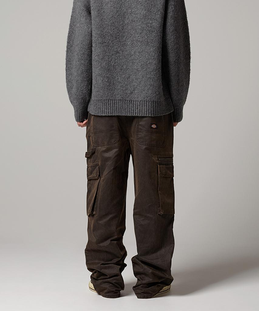 Dickies Брюки-карго из плотного хлопка с двойными коленями, темно-коричневые