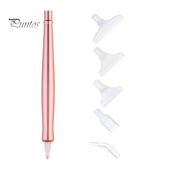 Электрическая алмазная художественная ручка Вакуумная алмазная художественная ручка со сменными наконечниками Инструмент для алмазного искусства без воска для круглых и квадратных бриллиантов