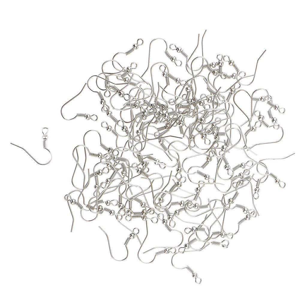 100шт ушной провод крючок катушка DIY ювелирные изделия серьги