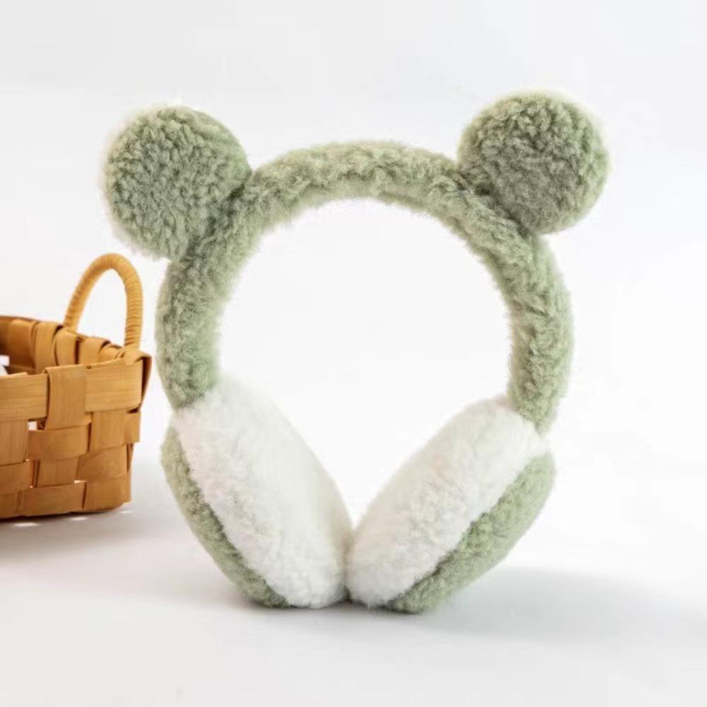 Windproof Winter Plush Earmuffs Warm Women Earflap Korean Bear Ear Earmuffs Girls