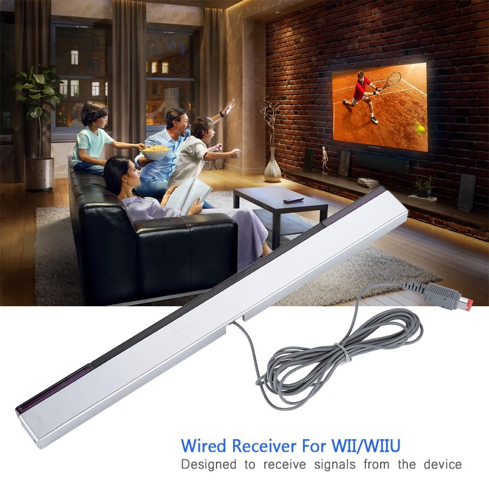 Infrared sensor strip with bracket for Wii host