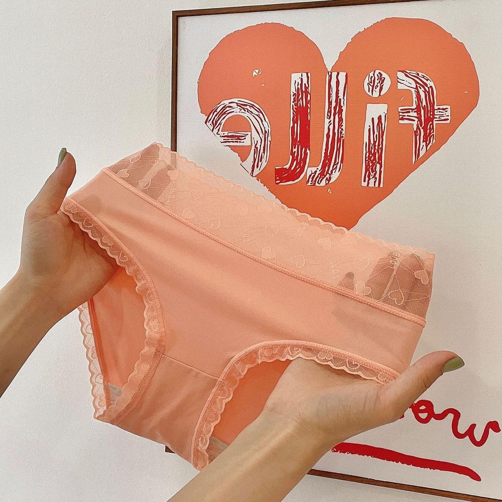 Silk Love Ice-Silk Seamless Breathable Women's Mid-Waist Briefs