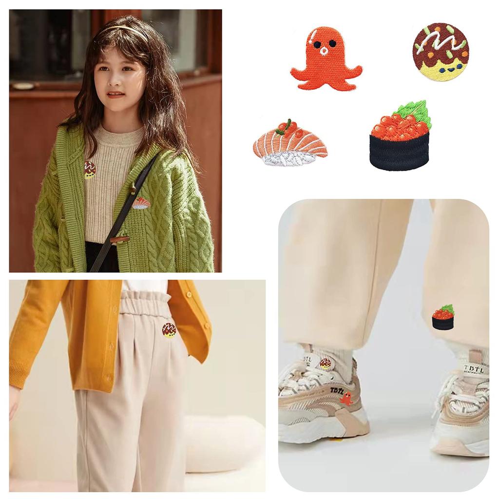 Patch Applique Iron Patch Mini Embroidery Patch Small Size Handicraft Boys Girls Cute Stylish Cute Admission Kindergarten Nursery School Elementary