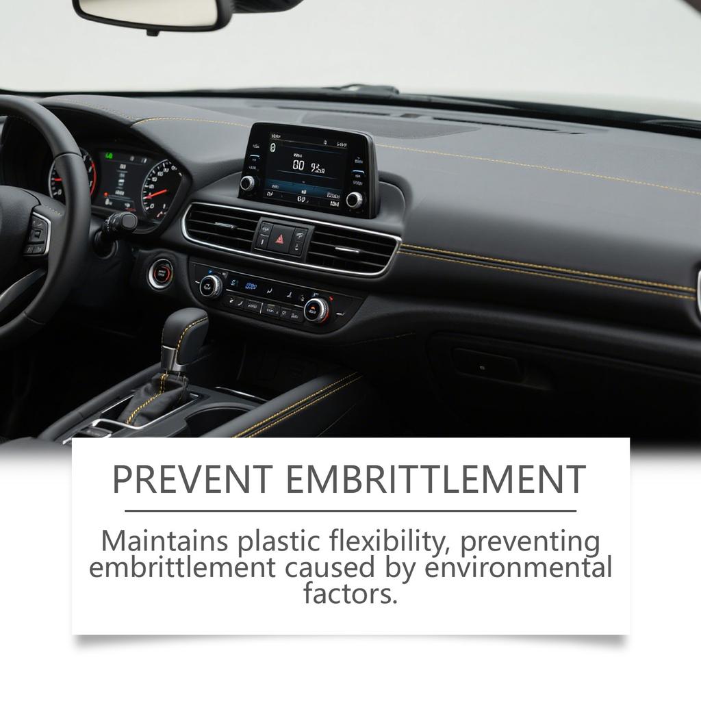 Защитное средство для резиновых и пластиковых деталей автомобиля, Восстановление, Удаление пятен, Удаление, Удобный спрей для ухода за автомобилем. 200ML