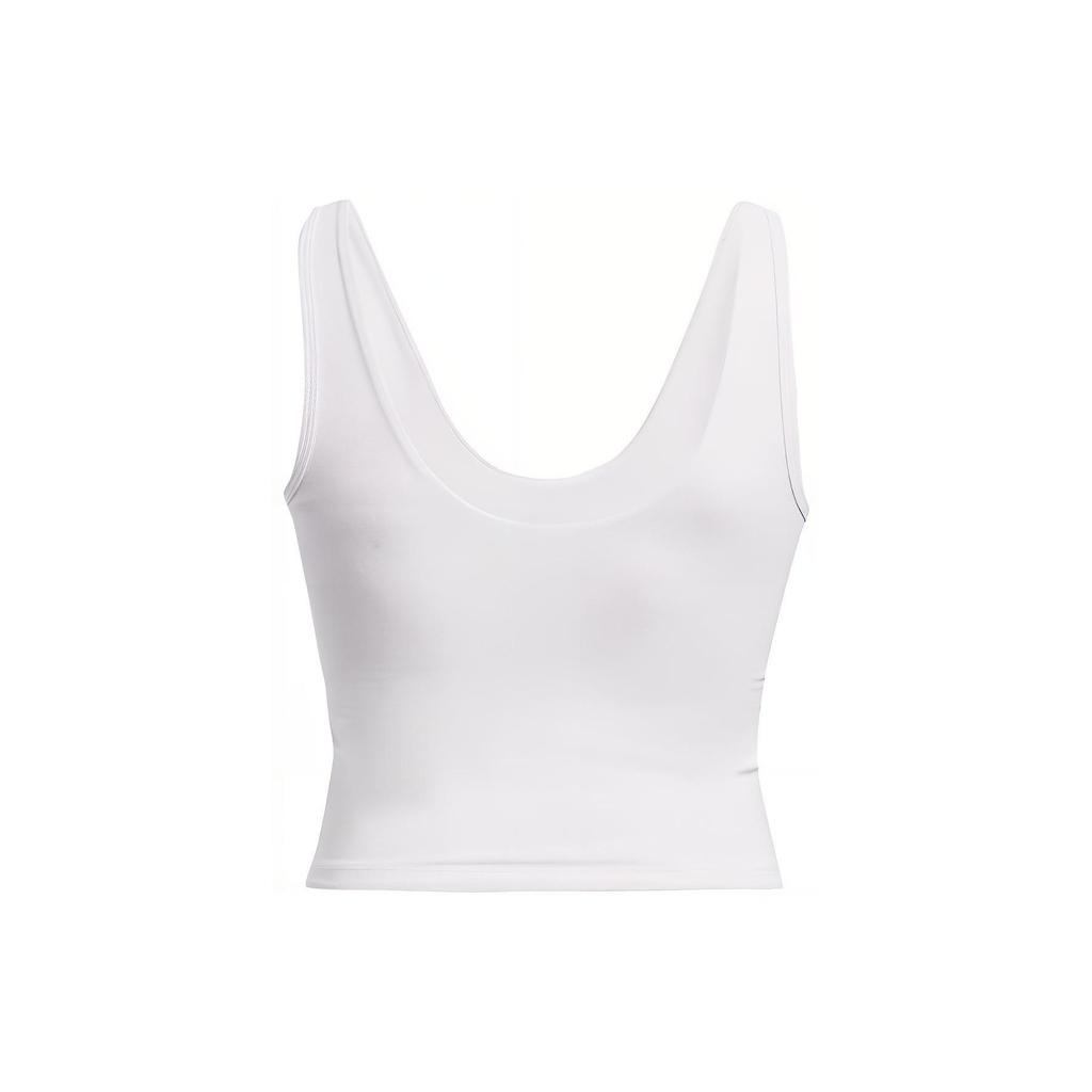Under Armour Motion Solid Training Tank Top женские топы белые 1379046-100