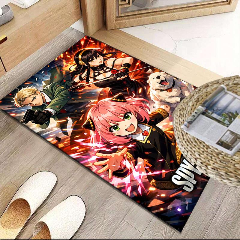 Fantasy Battle Anya Carpet, Kitchen Rugs, Yoga Mat, Non-Slip Mats, Rug for Bathroom, Living Room bedroom, Camping Rugs Christmas Gift