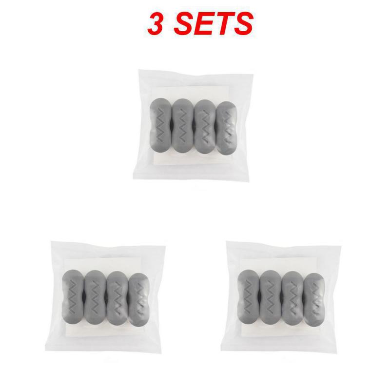 4/8/12pcs Toilet Cover Cushion Gasket Heightening Accessories Toilet Cushion Seat Cushion Arc Standard Version Bathroom Tools