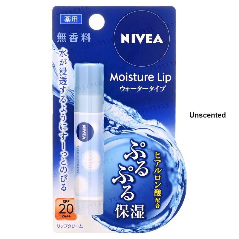 Nivea Япония - Увлажняющий бальзам для губ типа "водная текстура" SPF 20 PA++