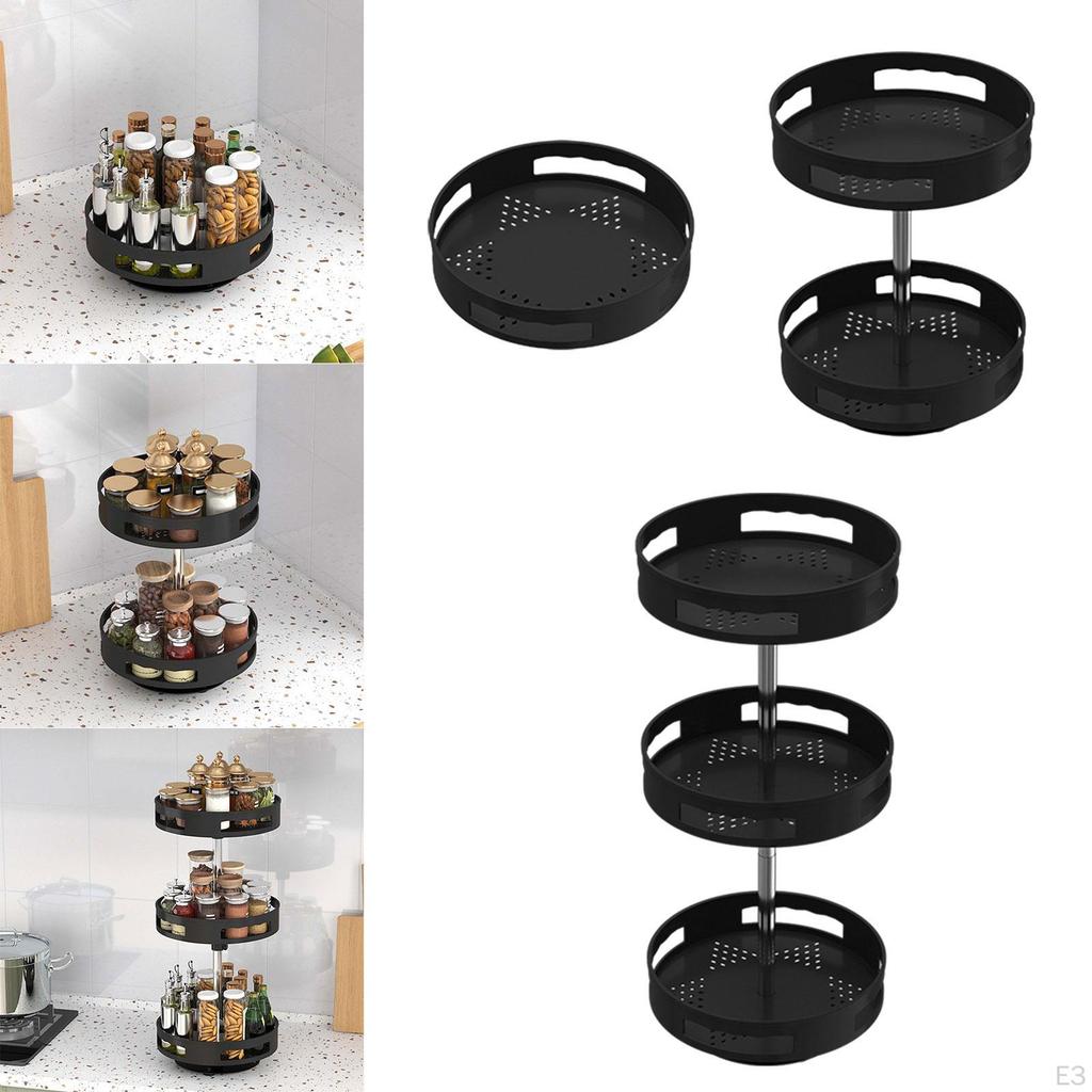 Lazy Susan Organizer 360° Access 360° Bathroom Storage Spice Rotating Spice Rack для