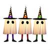 3Pcs Lighted Specter Hanging Decoration With LED Light Glowing Specter Ornament for Front Door Porch Outdoor Indoor