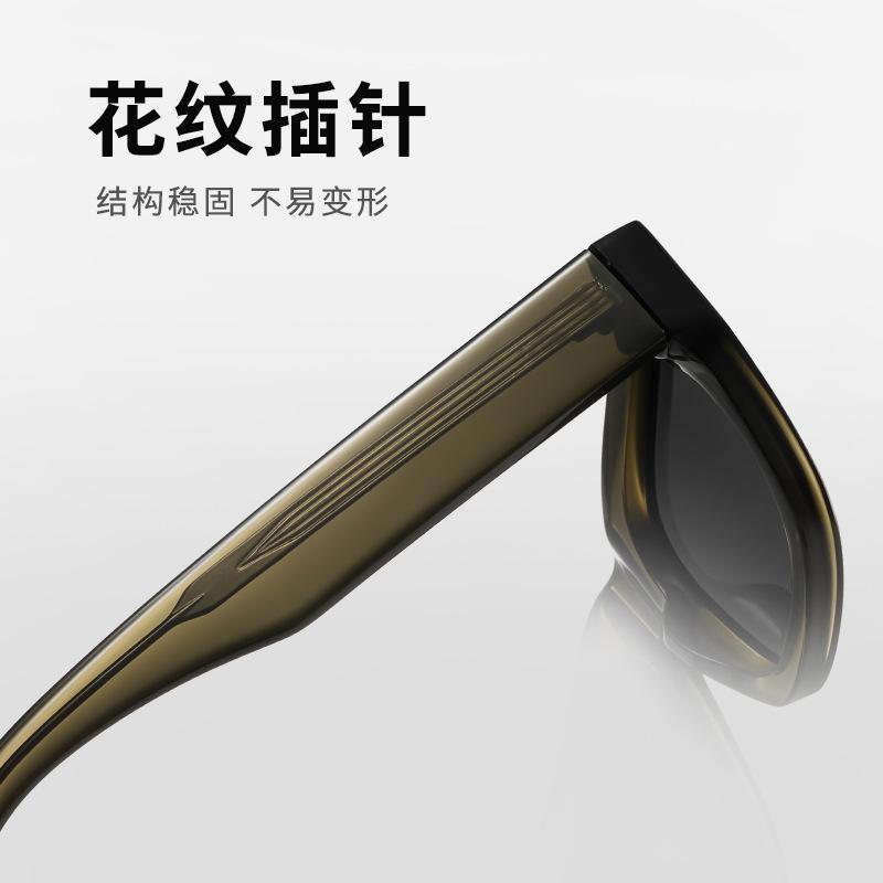 New sun protection sunglasses s325Retro-style square-frame sunglasses, perfect for street style photography, travel, and everyday wear for both men
