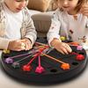 1 Set Kids Rope Untangling Game Twisted Rope Knots Challenge Board Game Logic Thinking Interactive Educational Elastic Rope Unhitching Toy