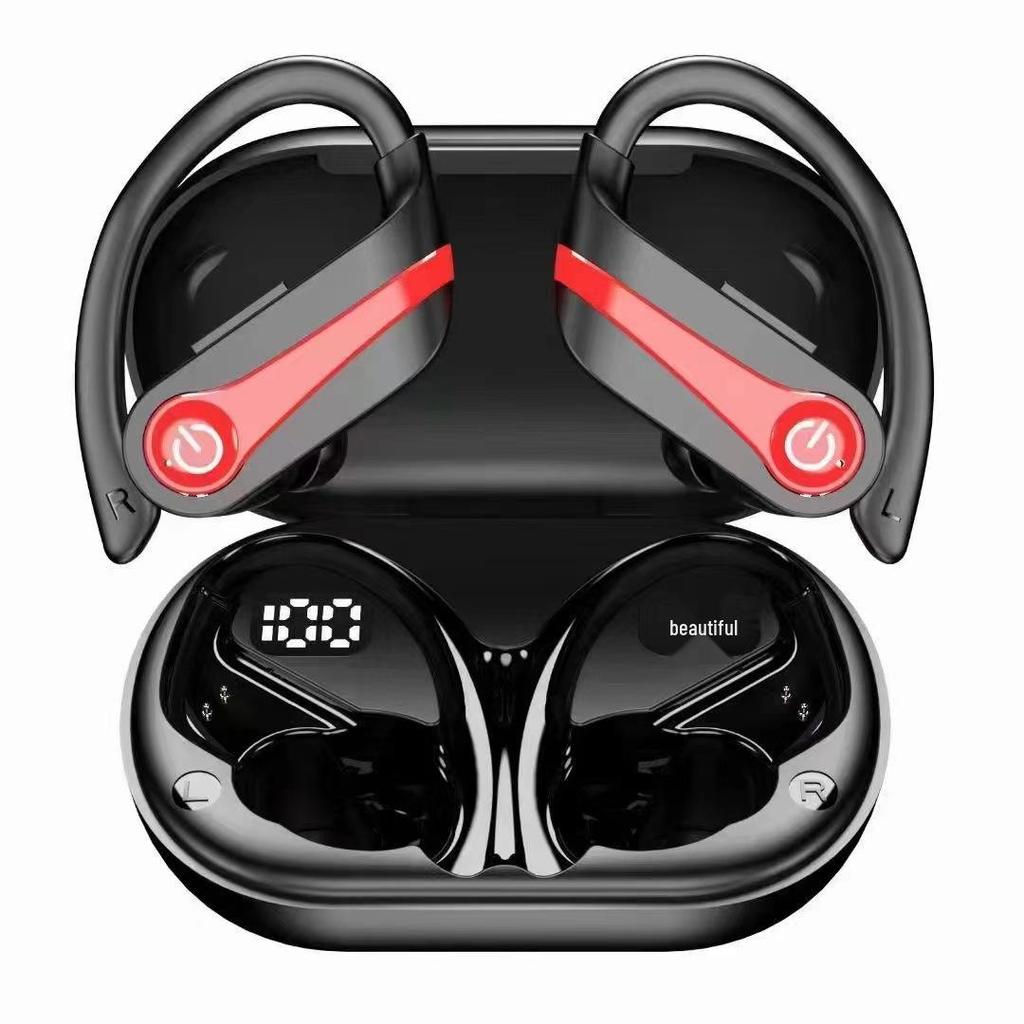 Ультра-длительное время работы, шумоподавление, заушные TWS Bluetooth-наушники для спорта и игр