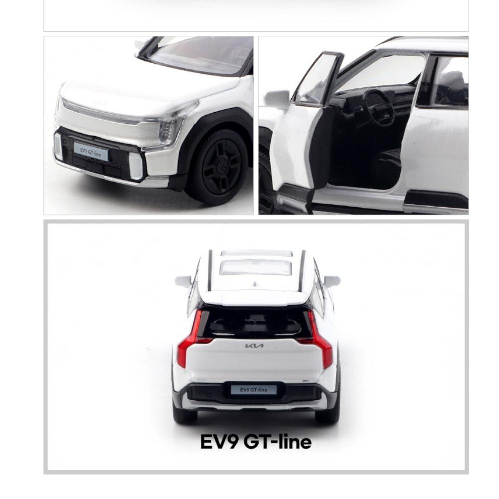 Велли 1:38 Kia EV9 Fullback, Синий/Белый Литье под давлением, МиниКар