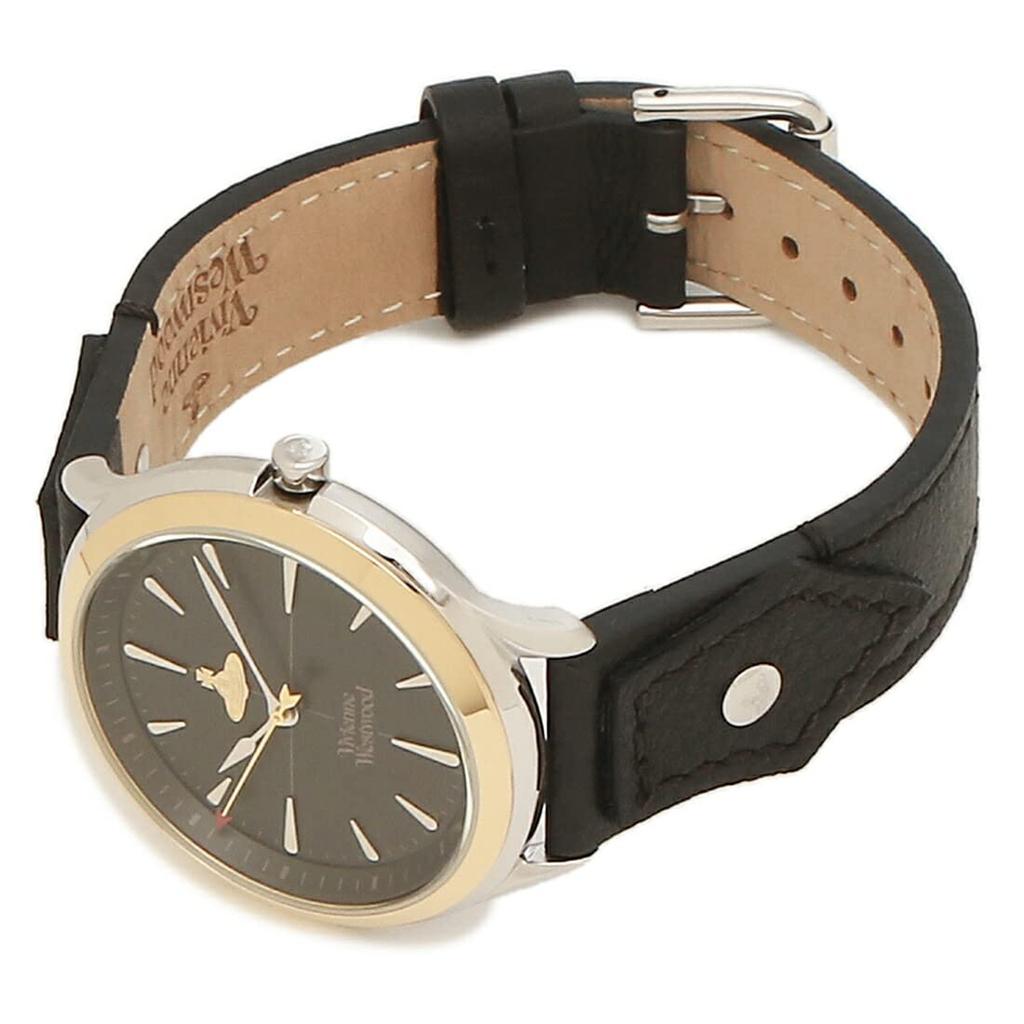 Часы 38 мм кварцевые черные VIVIENNE WESTWOOD VV255SGBK кожаные [Vivienne Westwood] женские [Товар]