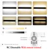 Led Wall Scon Light Dimmable Wall Lamp Living Room Bedroom Indoor Wall Light For Home Brushed Aluminum Wall lighting Fixture