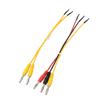 20PCS 3-Color 20 Pin Jumper Cable 4mm Banana Plug OBD2 Breakout Box  Wiring Short Circuit Checking