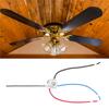 AEE4-3Pack Ceiling Fan Light Switch ZE-110 Fan Switch 3 Way Speed Fan Switch Ceiling Pull Chain Switch Replacement