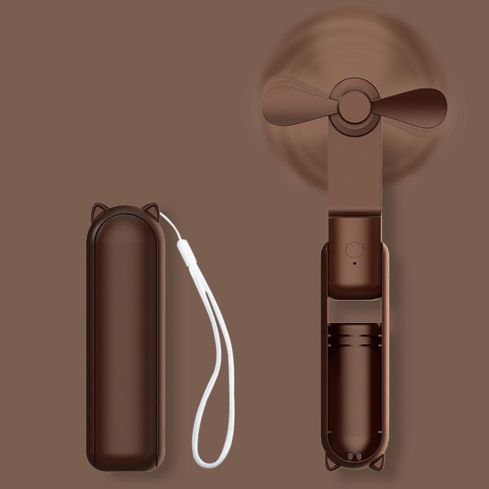Карманный складной вентилятор с USB-зарядкой, регулируемые скорости, сильный ветер, ручной мини-вентилятор, многофункциональный вентилятор для охлаждения воздуха