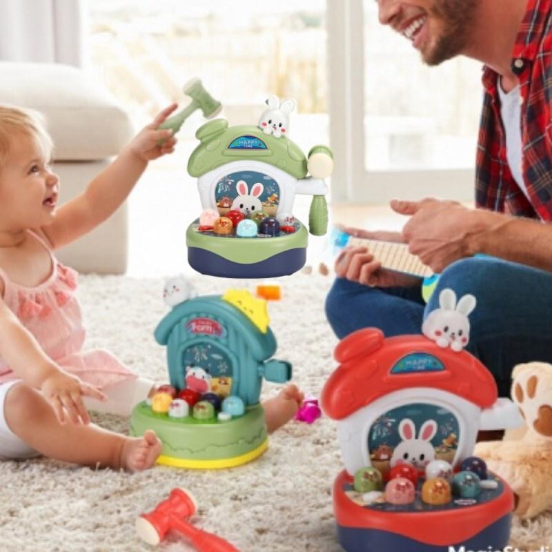 Детская игрушка с множеством функций Свет и звук Музыка Игра в выбивание кротов Взаимодействие родителей и детей Раннее развитие