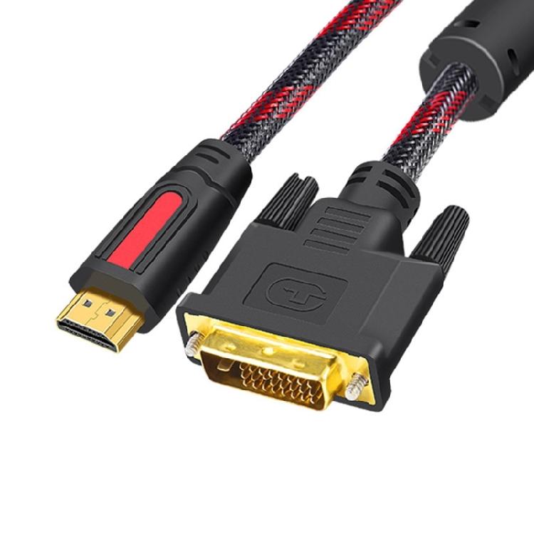 Кабель-конвертер DVI для HDTV HD4K Цифровой видеокабель Двойное экранирование Для домашнего развлечения
