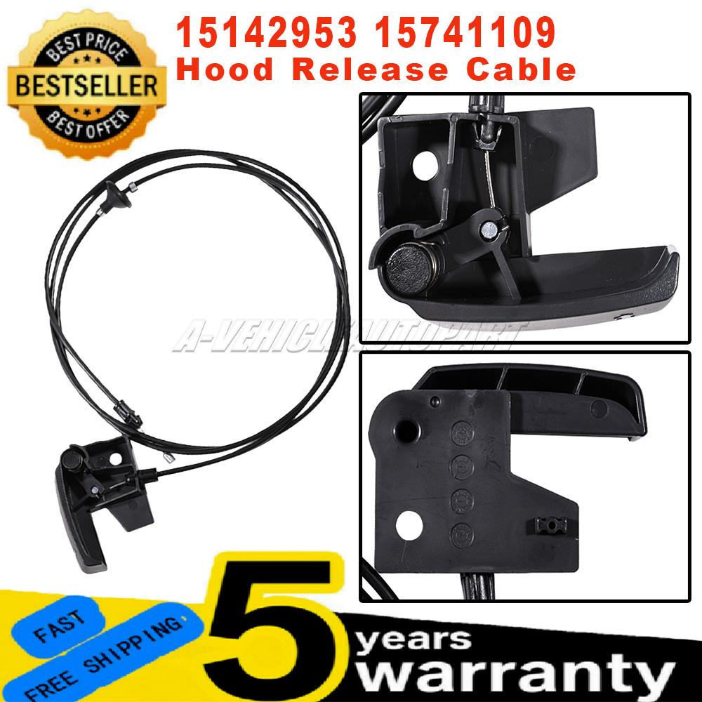 Новый 1 шт. Тросик открытия капота 15142953 Для Chevy Silverado 1500 2500 3500 Tahoe GMC Sierra Cadillac Yukon 15741109 Автоаксессуары