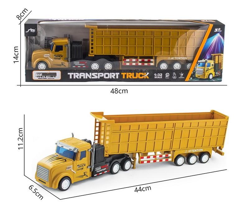 Двухъярусный прицеп Контейнеровоз Модель инженерной машины Игрушка Дети