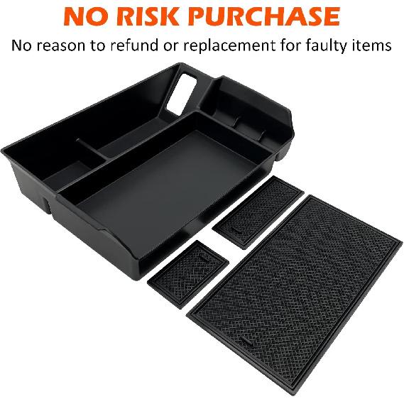 JOJOMARK Compatible With Toyota Sienna 2024 2025 Accessories Center Console Tray Organizer