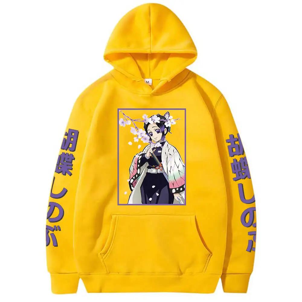 Demon Slayer Kamado Nezuko Oversize Anime Hoodie Hooded Streetwear Hip Hop Men/women Loose Pullover Clothes Sweatshirt Children