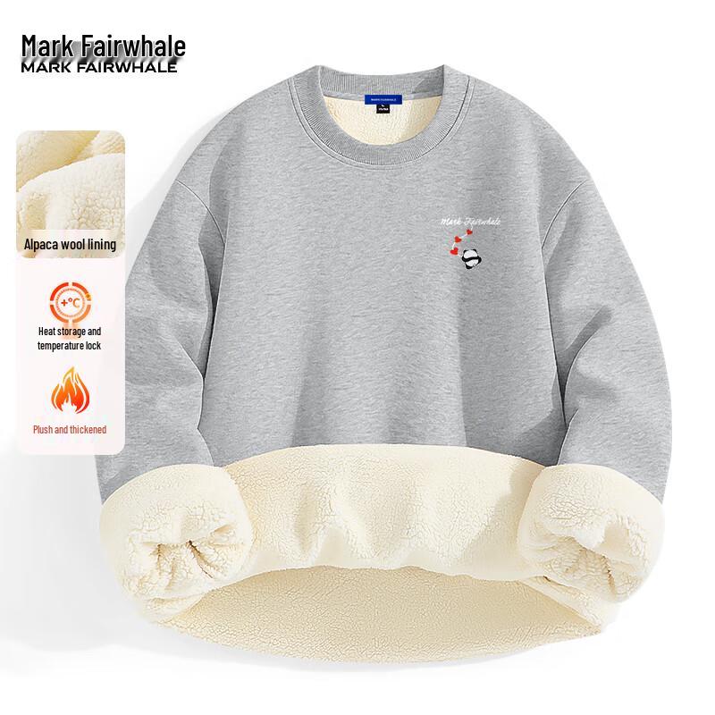 Mark Fairwhale Men's Fleece-Lined Round Neck Sweatshirt