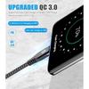 Кабель Type-C 1 м / 2 шт. Совместимость с PD 60 Вт Быстрая зарядка (Кабель USB C и USB C) iPhone 17 16 15 Симв...