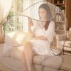 Foldable Mosquito-Proof Net Adjustable Mosquito Net Stand Portable Face Head Mosquito Net  Camping