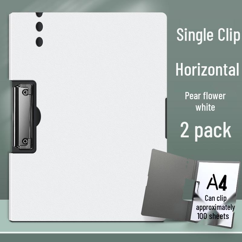 A4 Double Clip Folder for Documents and Resume Storage