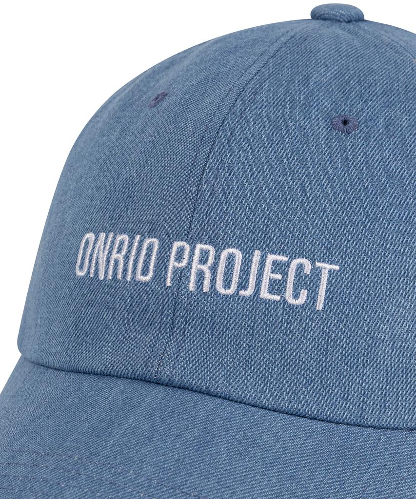 ONRIDPROJECT Джинсовая бейсболка с логотипом - Светло-голубая