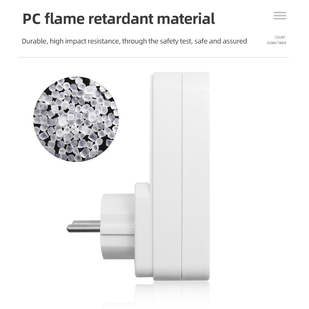 TM04 Электронный таймер LED 16A 1h-10h Таймер обратного отсчета Переключатель Розетка Вилка Таймер для кухонного электроприбора