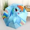 Радуга Дэш, My Little Pony - Автоматическое Открытие и Закрытие, Портативный Зонт с 8 Ребрами, Подходит для Мужчин и Женщин в Любое Время Года -