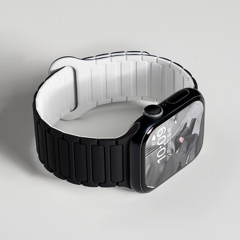 Силиконовый ремешок Jingyi для Apple Watch S7/S8/S9/S11 и iWatch10 с магнитной застежкой