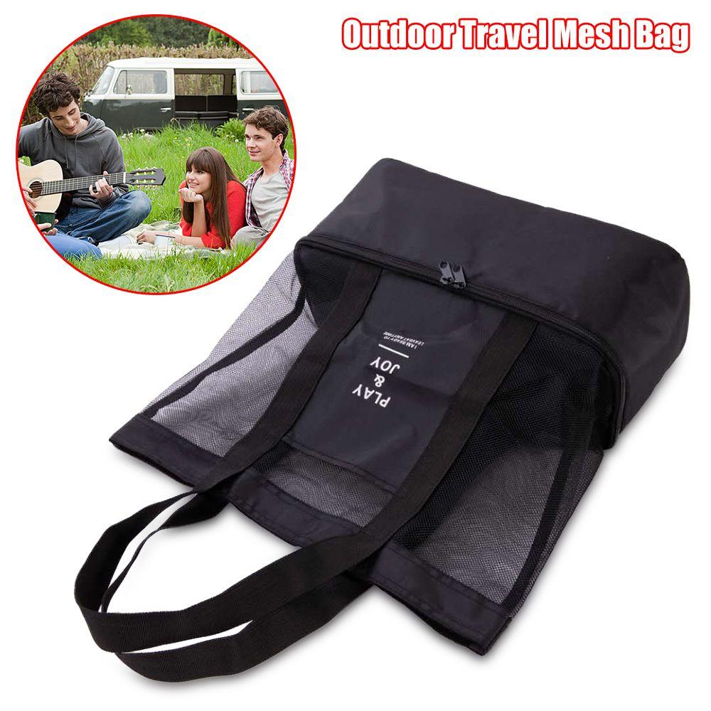 Сумка для ланча с термоизоляцией, сетчатая прозрачная сумка для закусок, сумка для хранения мелочей, сумки для пикника и пляжа