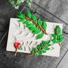 3D Длинные листья Форма Силиконовая форма помадка шоколадное печенье DIY Кухня Выпечка Инструмент для украшения торта Ручная работа Мыло Форма
