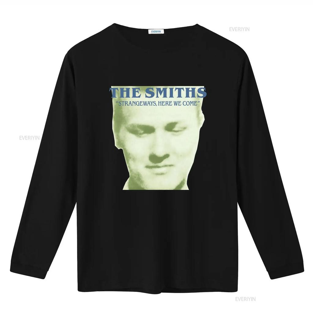 Футболка The Smiths Strangeways Here We Come с принтом рок-группы винтажная стираная уличная одежда Топ для повседневной носки графический стильный