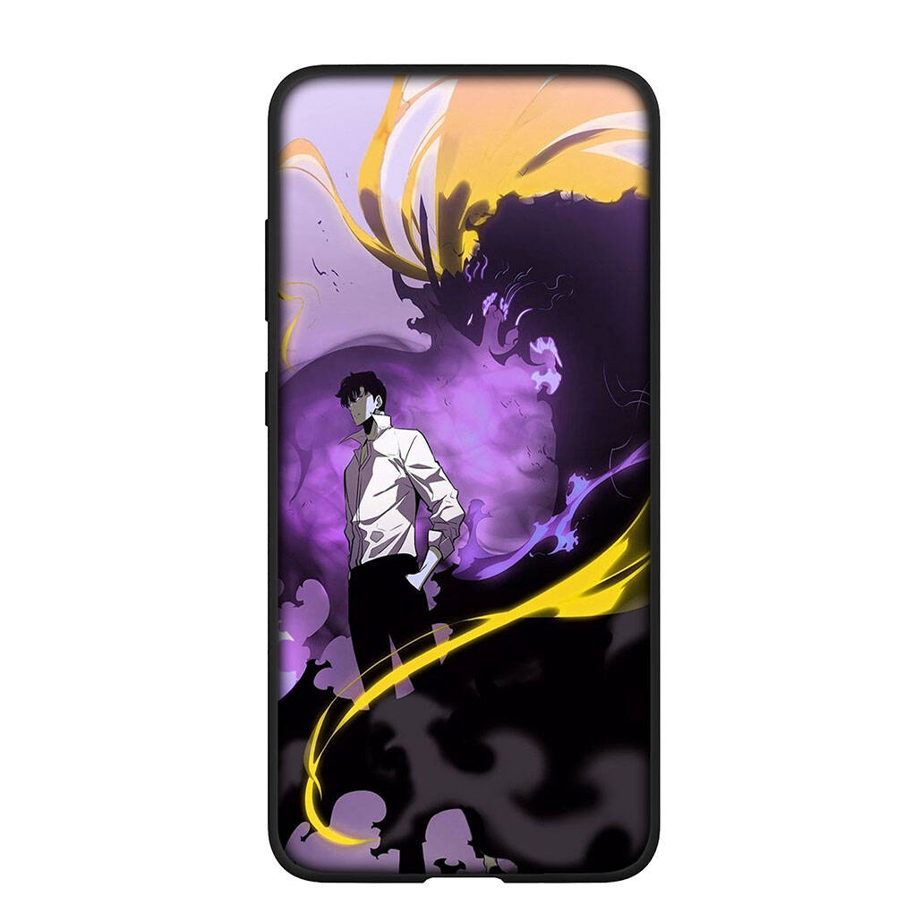 Чехол для телефона Samsung Galaxy S25 S23 S22 S24 Ultra FE A05 A06 A15 A16 A36 A37 A35 A54 A55 A56 A57 A25 A26 A53 Сун Джин У Solo Leveling Arise