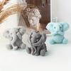 Silicone Elephant Candle Mold Minimalist Animal-Shaped Aroma Relax Plaster Casting Mold DIY Handmade Home Decor Craft Tool