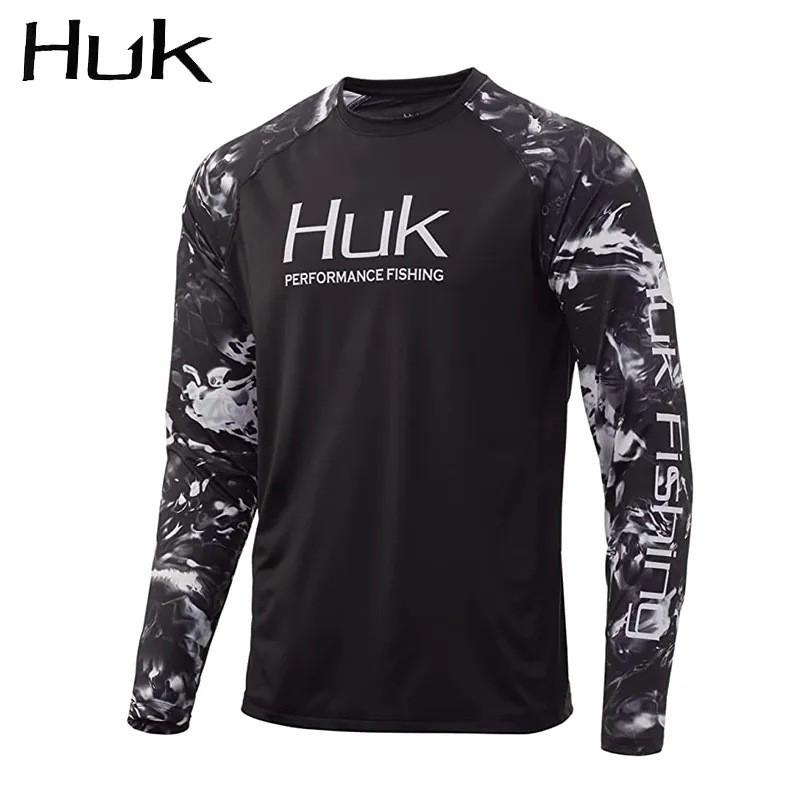 Mens Quick-Dry UV Protection Fishing Shirt Lightweight Breathable Long Sleeve Summer Outdoor Angling Sports