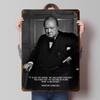 WINSTON CHURCHILL НАШ ЛУЧШИЙ Жестяные Плакаты Индивидуальные Настенные Арт-Объекты Ретро Винтажные Металлические Знаки для Дома Комнаты Декора Гаража Уютный