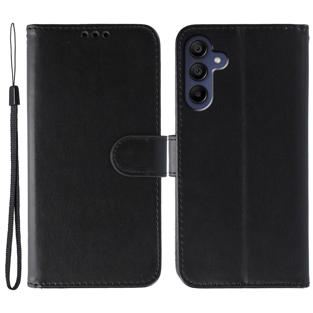 For Samsung Galaxy S25+/S24+ Cases PU Leather Flip Wallet Phone Cover with Strap