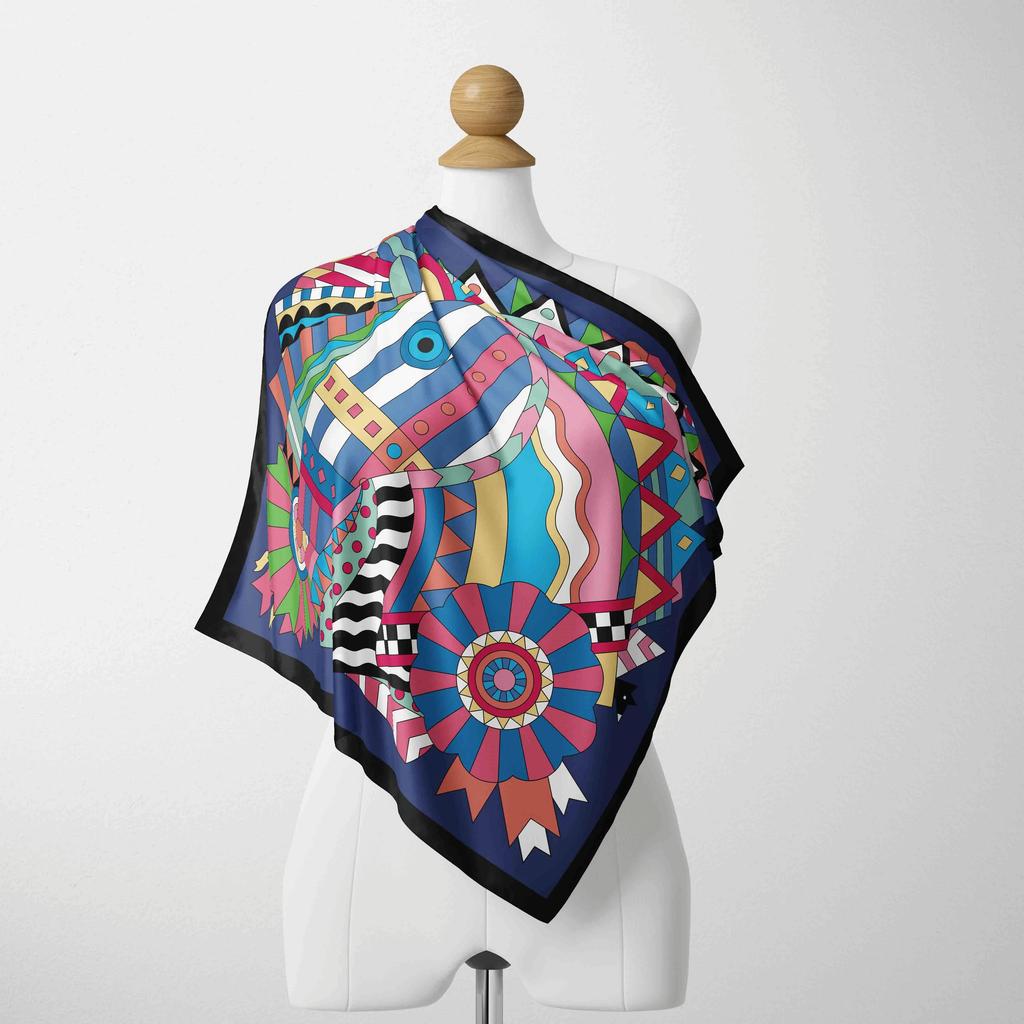 70cm*70cm Scarf 2025 Women Silk Satin Women Bandana Scarves Scarf for Women Neckerchief Luxury Scarf Headband Foulard Gift