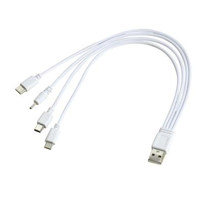 Многофункциональный USB-кабель для зарядки Универсальный USB-шнур для зарядки Кабель 4 в 1 для мобильных телефонов, планшетов, игровых устройств и гарнитур