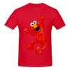 Elmo Dance Sesame Street Doll Cartoon Not Easy To Deform Tshirt Niche Simplicity Heat Transfer Basic Tee