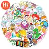 50 Pcs Xiaoqing New Stickers Water Cup VSCO Girl Mobile Stationery Children's Stickers
