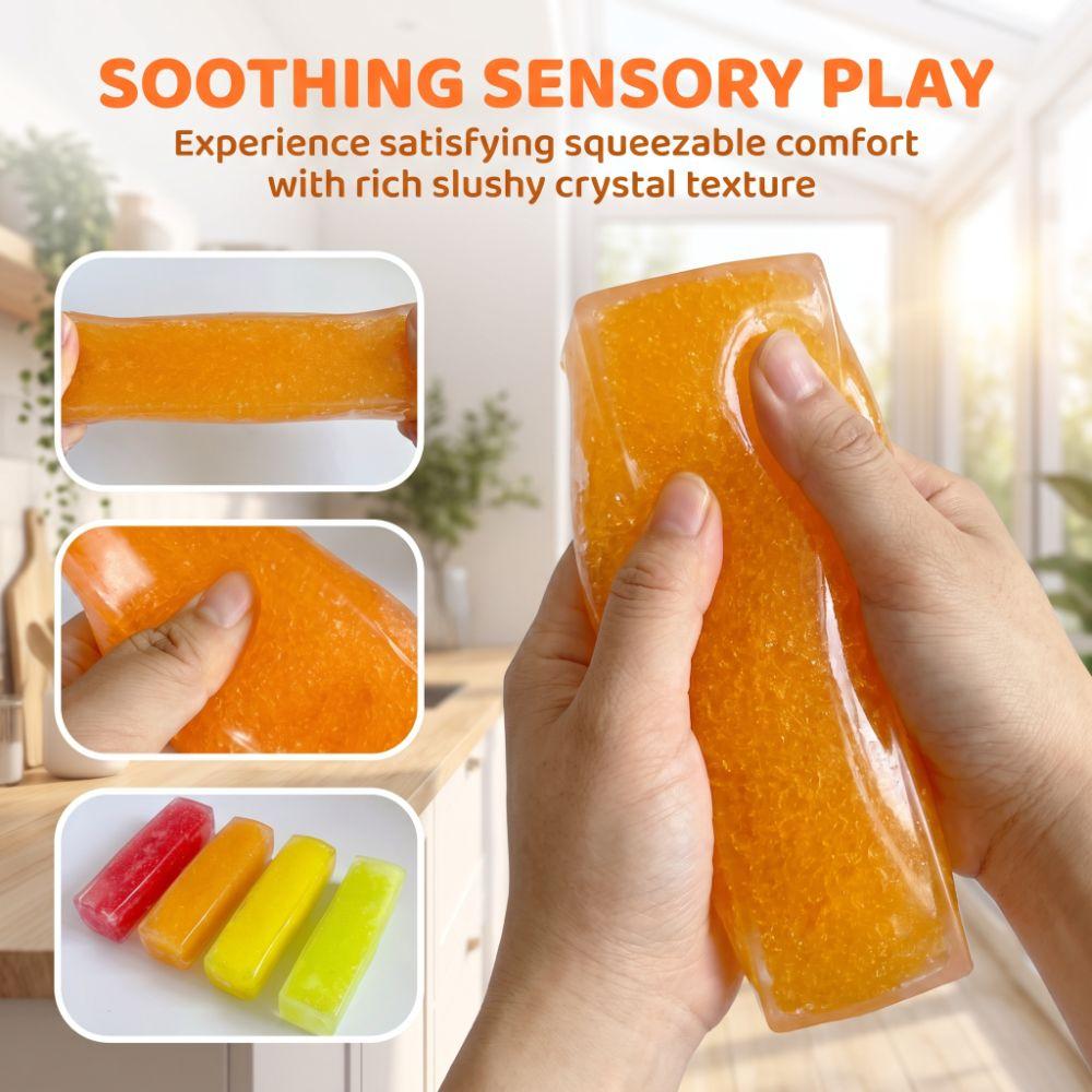 Anxiety Relief Butter Stick Squeeze Toy Moldable TPR Smoothie Balls Office Desk Toy